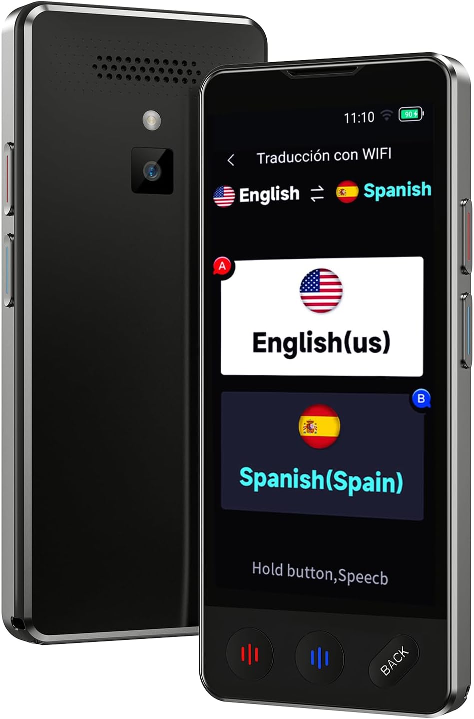 2026 AI Language Translator Device – VORMOR Instant 150 Languages Voice & Photo Translator No WiFi Needed | ChatGPT Smart Translator for Travel & Business
